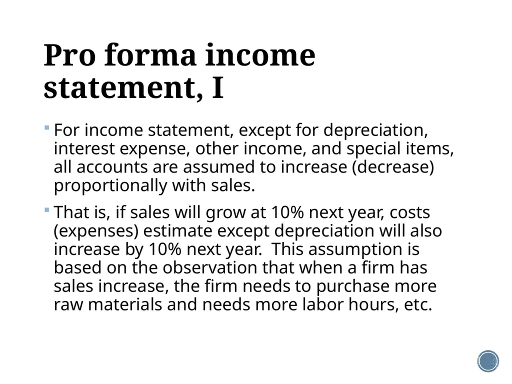 Chapter 3: Long-term financial planning Corporate - slide 9 of 23