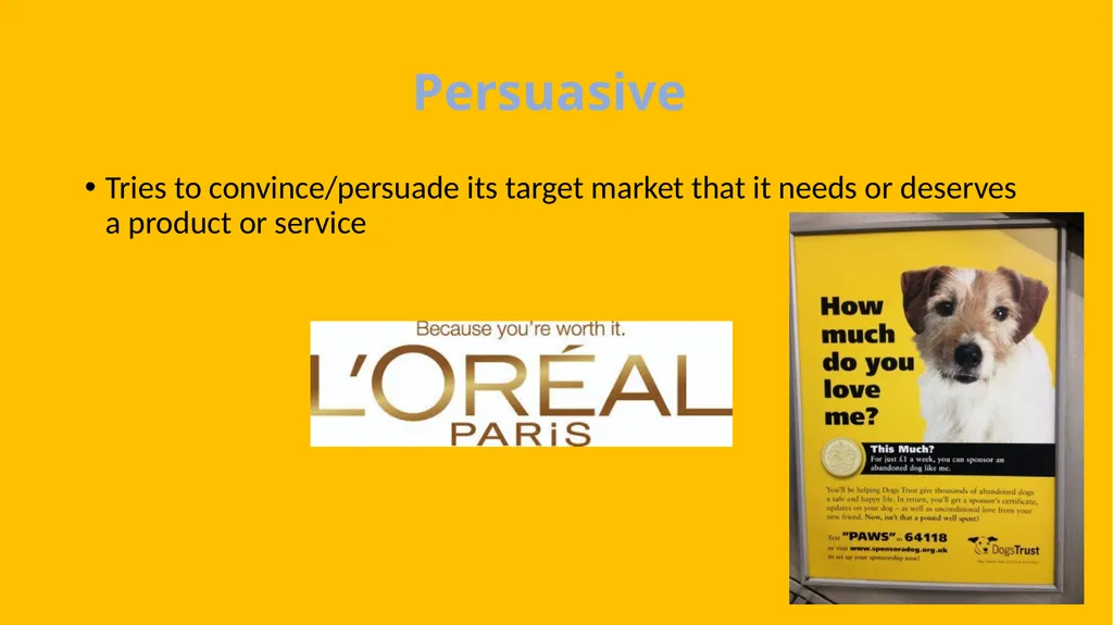 5 Types of Advertising Informative Provides - slide 3 of 6