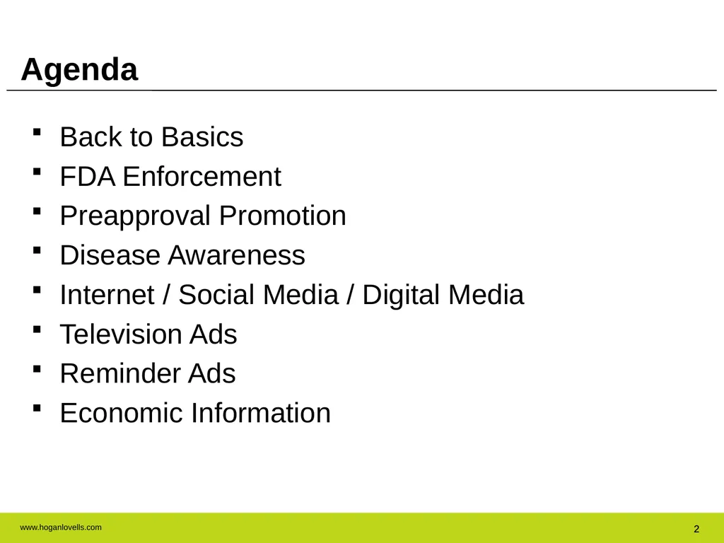 Drug Advertising & Promotion: A Practical Guide to - slide 2 of 47