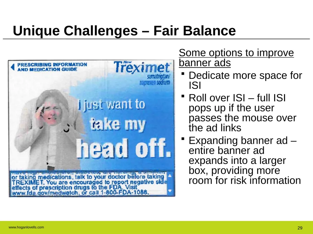Drug Advertising & Promotion: A Practical Guide to - slide 29 of 47