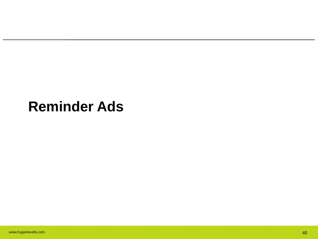Drug Advertising & Promotion: A Practical Guide to - slide 40 of 47