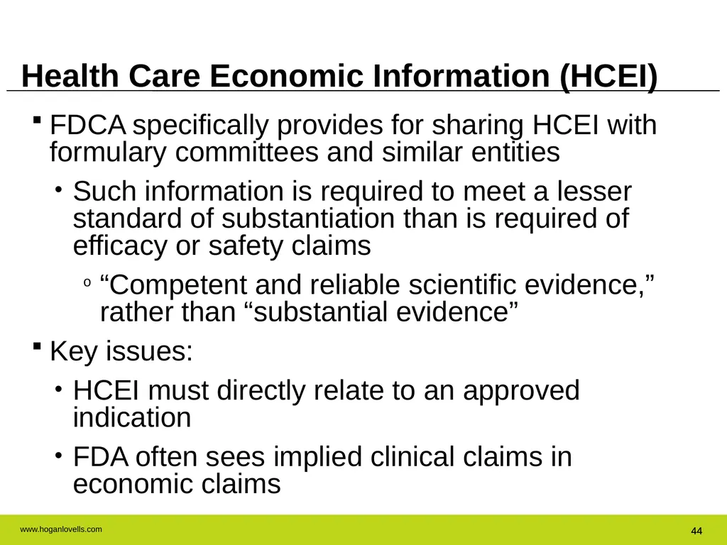 Drug Advertising & Promotion: A Practical Guide to - slide 44 of 47