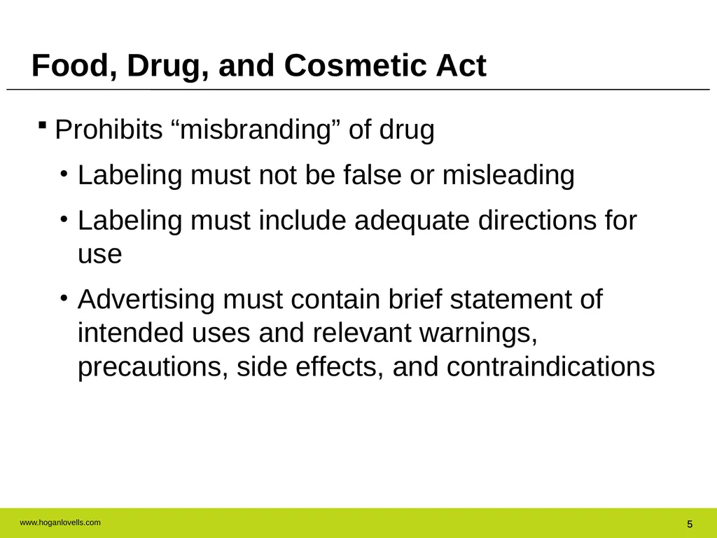 Drug Advertising & Promotion: A Practical Guide to - slide 5 of 47