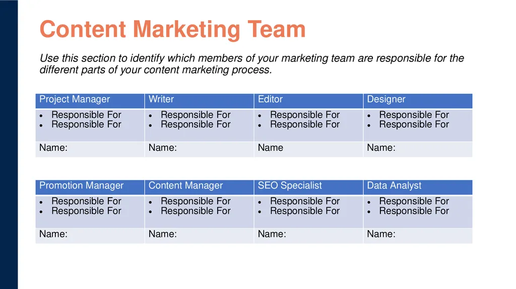 Content Marketing Strategy Template [Insert - slide 3 of 34