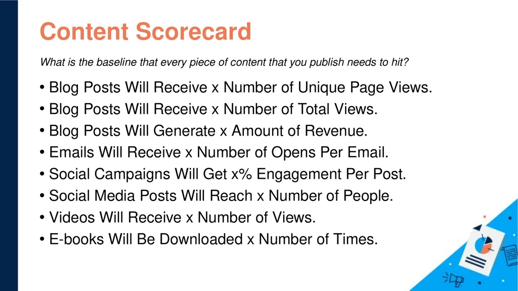 Content Marketing Strategy Template [Insert - slide 32 of 34