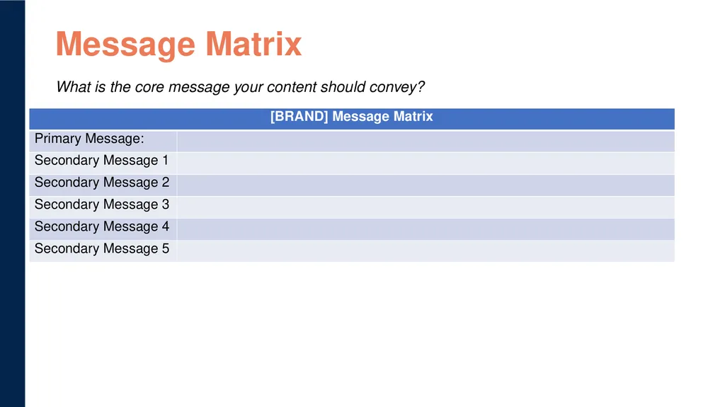 Content Marketing Strategy Template [Insert - slide 16 of 34