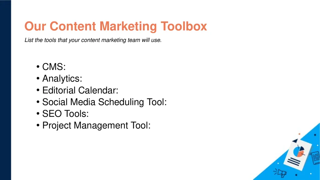 Content Marketing Strategy Template [Insert - slide 2 of 34