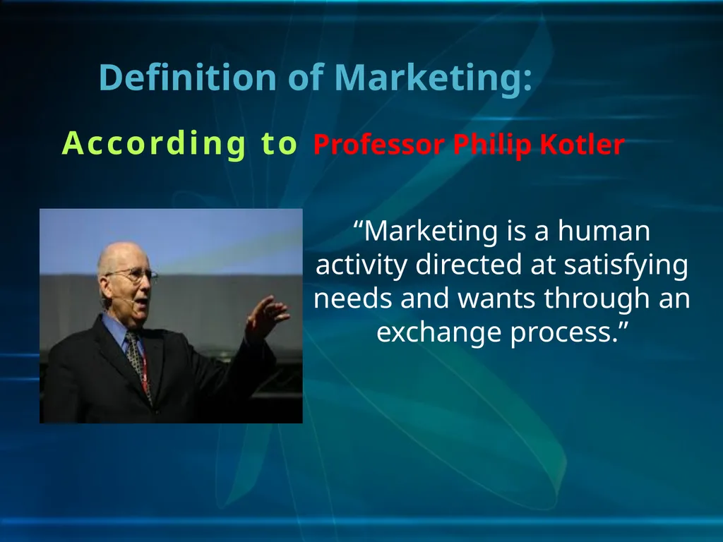 THE NEW AGE OF MARKETING E-MARKETING Definition of - slide 2 of 27