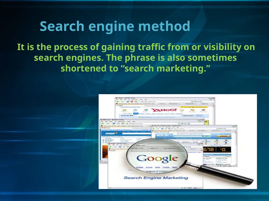 THE NEW AGE OF MARKETING E-MARKETING Definition of - slide 8 of 27
