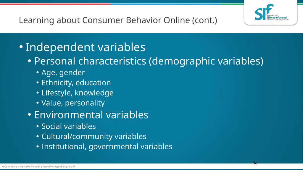 Consumer Behavior, Market Research, and - slide 7 of 74