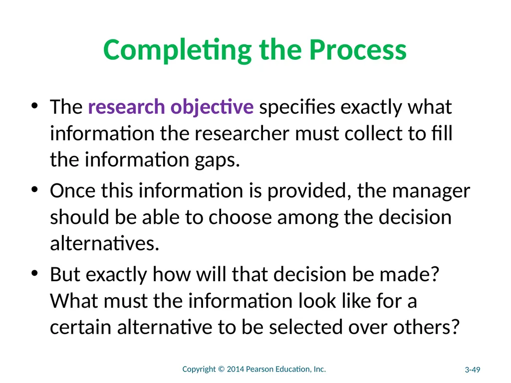 Chapter 3 The Marketing Research Process and - slide 49 of 52