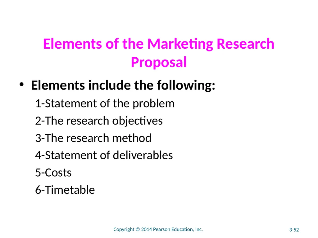 Chapter 3 The Marketing Research Process and - slide 52 of 52