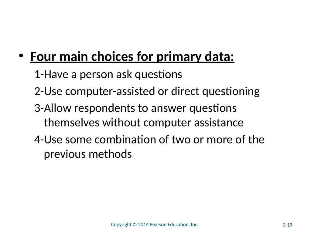 Chapter 3 The Marketing Research Process and - slide 19 of 52