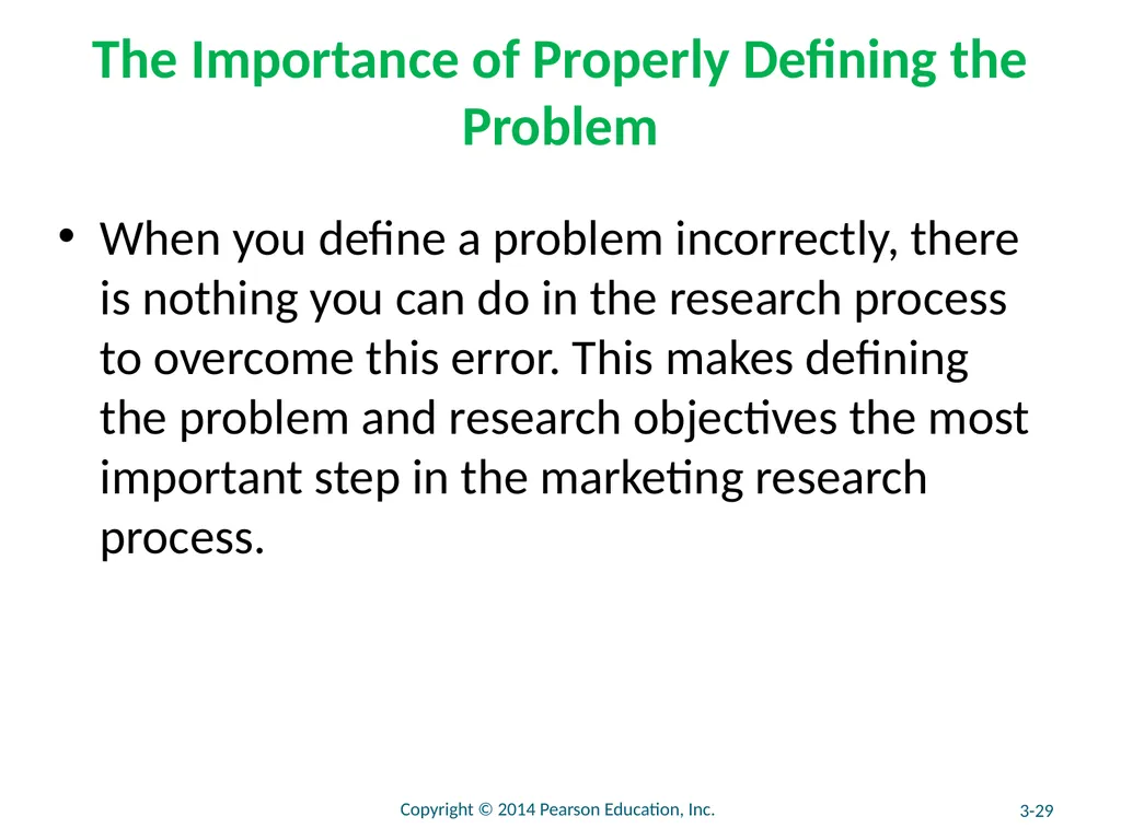 Chapter 3 The Marketing Research Process and - slide 29 of 52