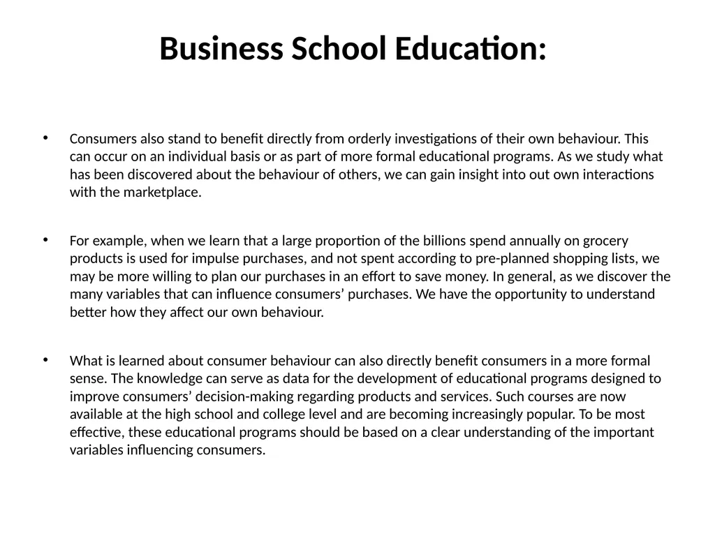 Consumer Behaviour 6th Semester IMBA Maleeha Gul - slide 19 of 29