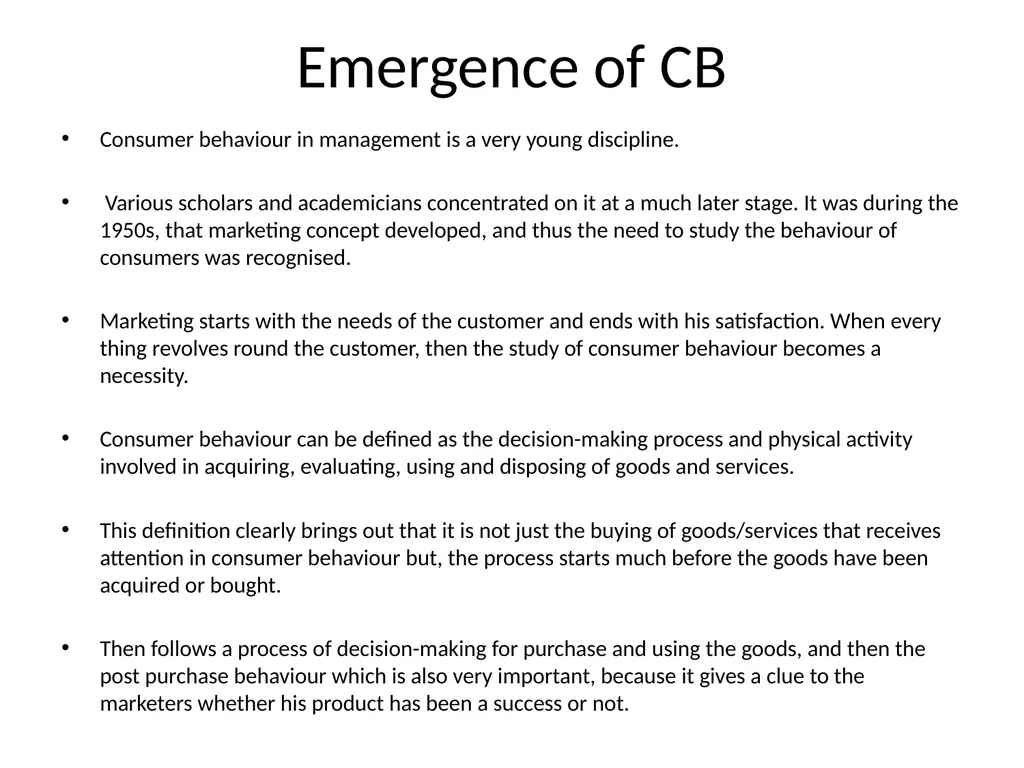 Consumer Behaviour 6th Semester IMBA Maleeha Gul - slide 6 of 29