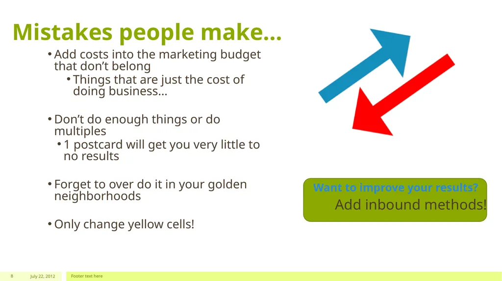 Break it Down: A FALL Marketing Plan to Grow! - slide 8 of 11