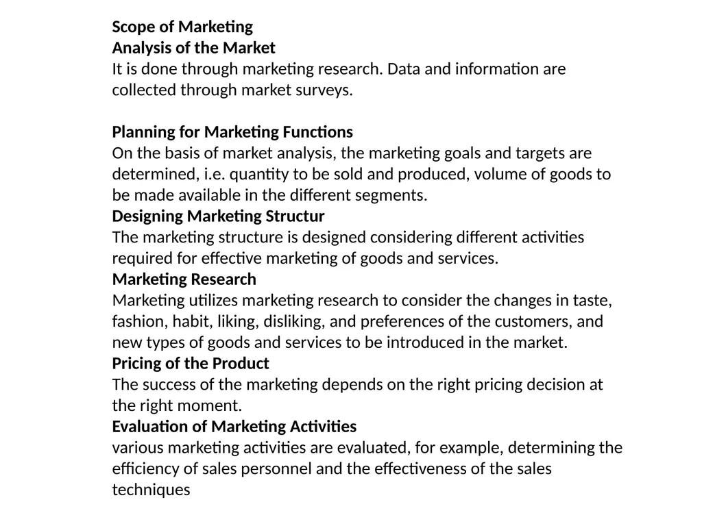Marketing Management Marketing is the performance - slide 4 of 8