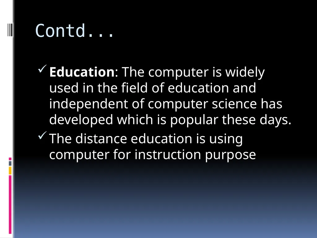 AIMS & OBJECTIVES OF TEACHING COMPUTER SCIENCE - slide 11 of 20