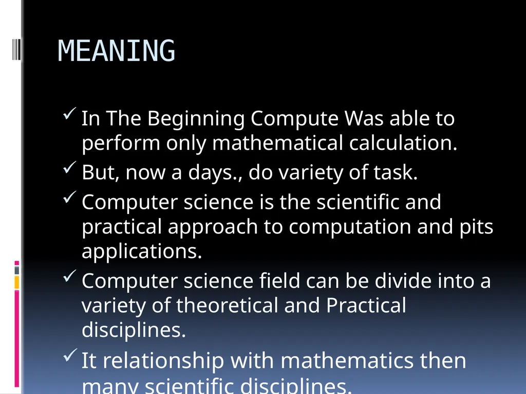 AIMS & OBJECTIVES OF TEACHING COMPUTER SCIENCE - slide 3 of 20