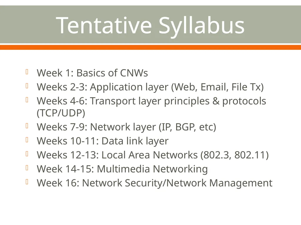 CS3040: Computer Networks Bheemarjuna Reddy Tamma - slide 3 of 10