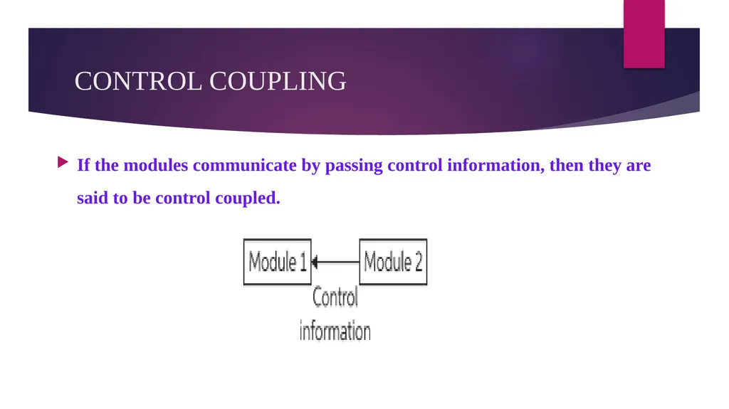 SOFTWARE ENGINEERING TOPIC : COUPLING AND COHESION - slide 12 of 27