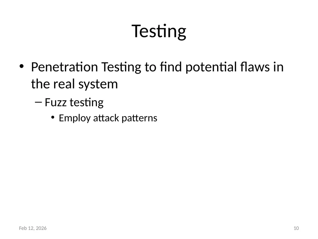 Secure Software Development Dr. Asankhaya Sharma - slide 10 of 17