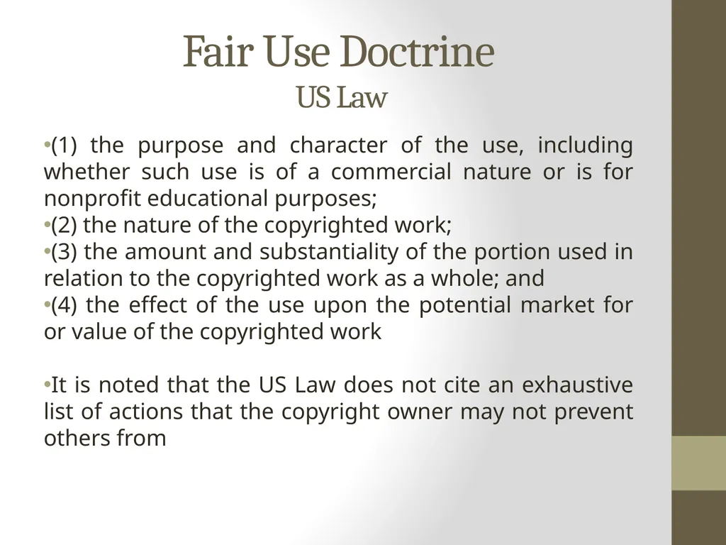 Software Protection & Scope of the Right holder - slide 9 of 14