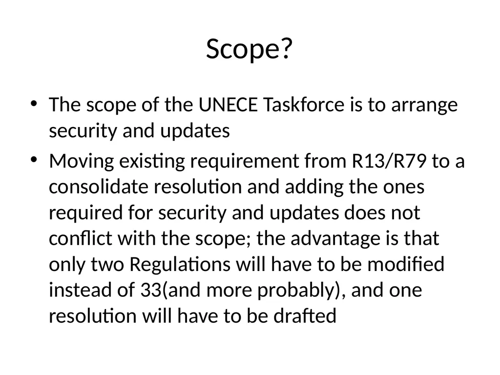 Software and Regulation Why should software be - slide 6 of 6
