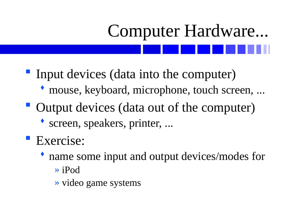 Computer Hardware and History Computers Personal - slide 4 of 41