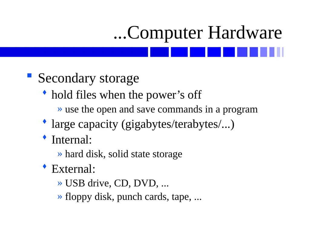 Computer Hardware and History Computers Personal - slide 6 of 41