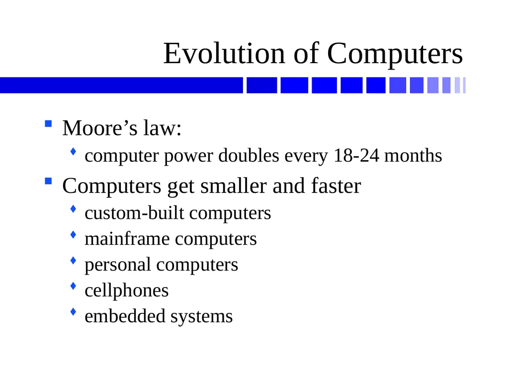 Computer Hardware and History Computers Personal - slide 34 of 41