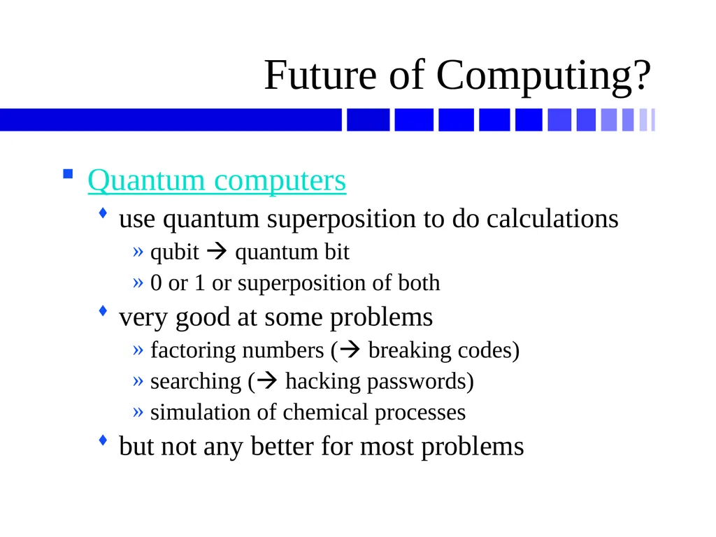 Computer Hardware and History Computers Personal - slide 40 of 41