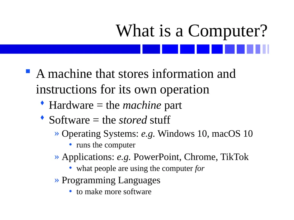 Computer Hardware and History Computers Personal - slide 3 of 41