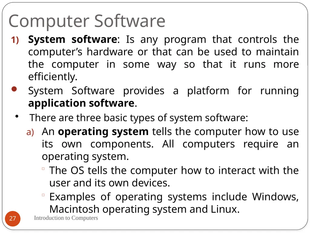By Mrs. Muneeswari Lecturer in Computer - slide 27 of 33