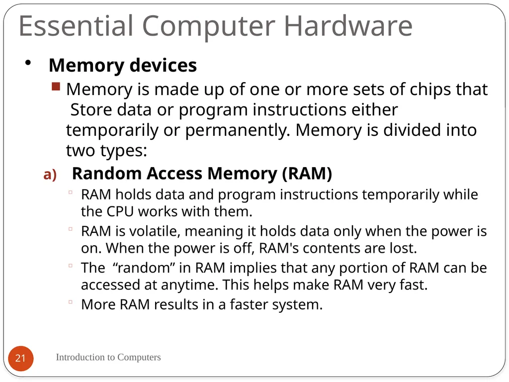By Mrs. Muneeswari Lecturer in Computer - slide 21 of 33