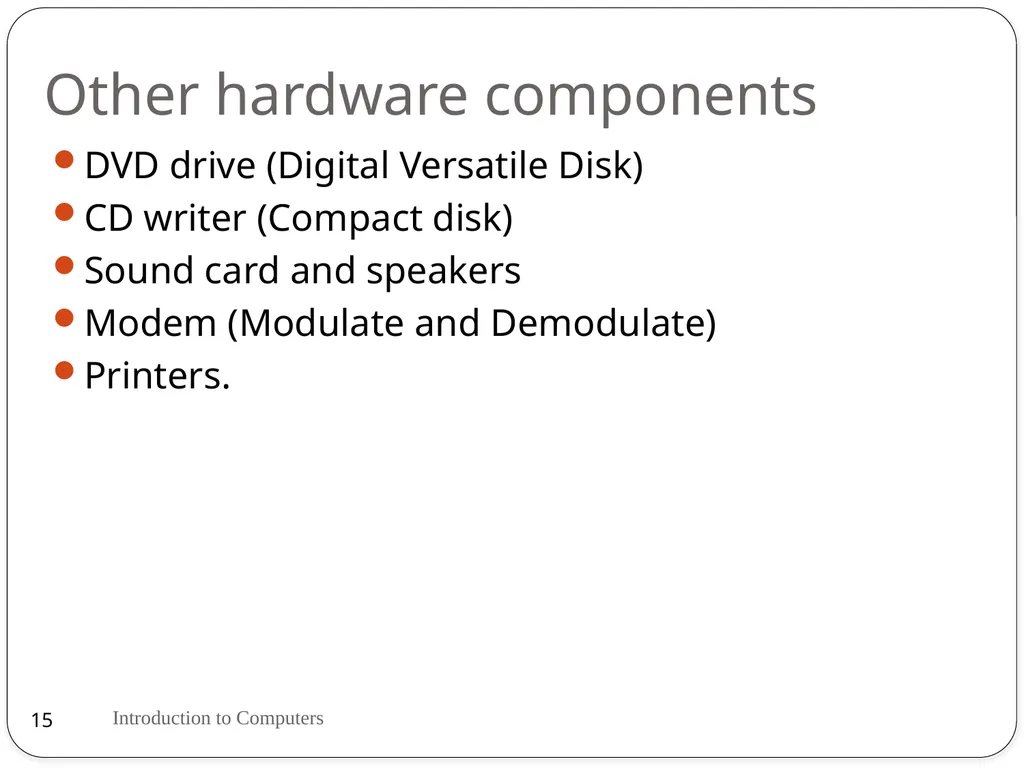 By Mrs. Muneeswari Lecturer in Computer - slide 15 of 33
