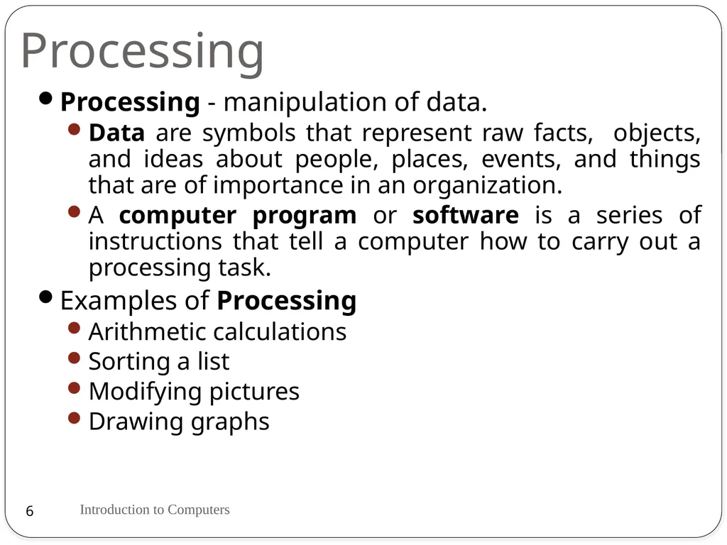 By Mrs. Muneeswari Lecturer in Computer - slide 6 of 33