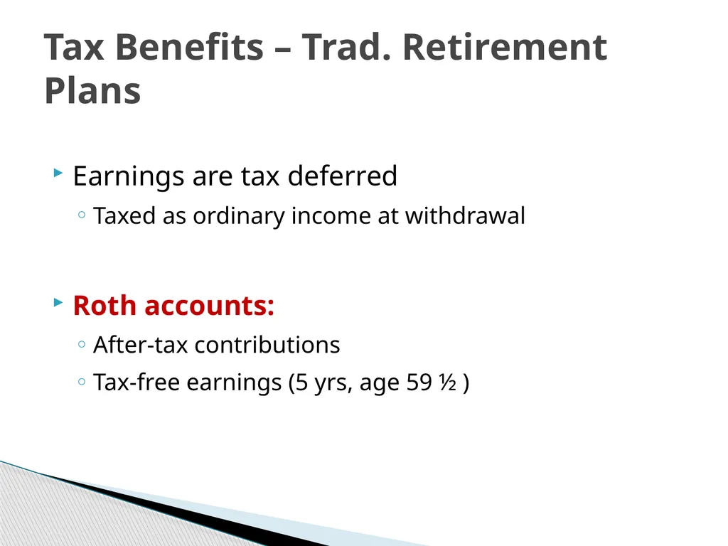 Retirement Planning for the Young Professional Dr. - slide 13 of 33