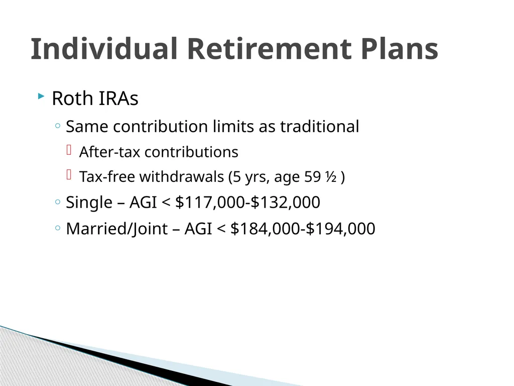 Retirement Planning for the Young Professional Dr. - slide 23 of 33