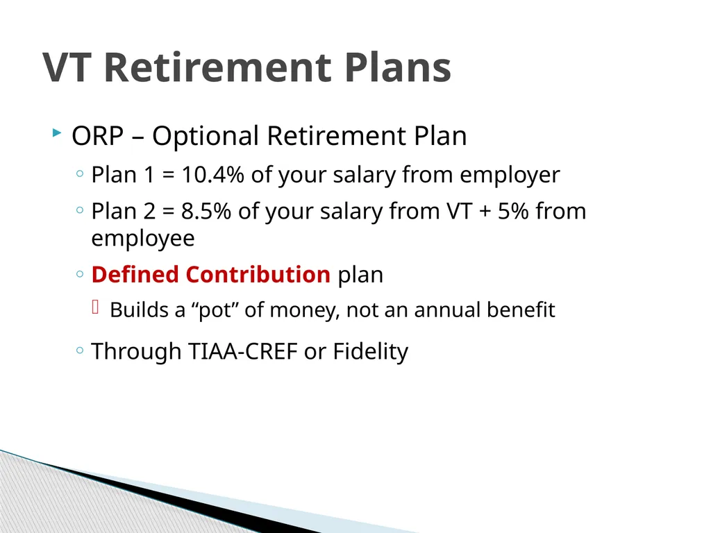 Retirement Planning for the Young Professional Dr. - slide 18 of 33