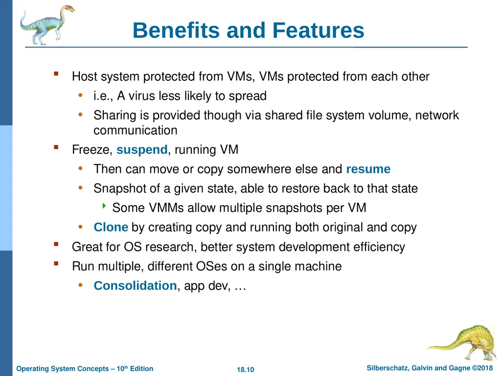 Chapter 18: Virtual Machines Chapter 18: Virtual - slide 10 of 51