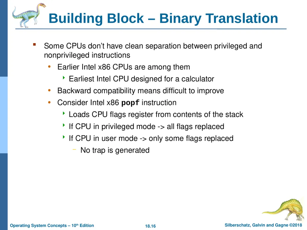 Chapter 18: Virtual Machines Chapter 18: Virtual - slide 16 of 51