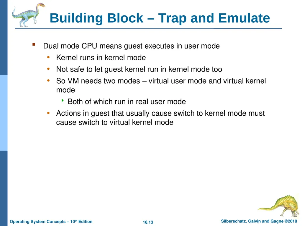Chapter 18: Virtual Machines Chapter 18: Virtual - slide 13 of 51