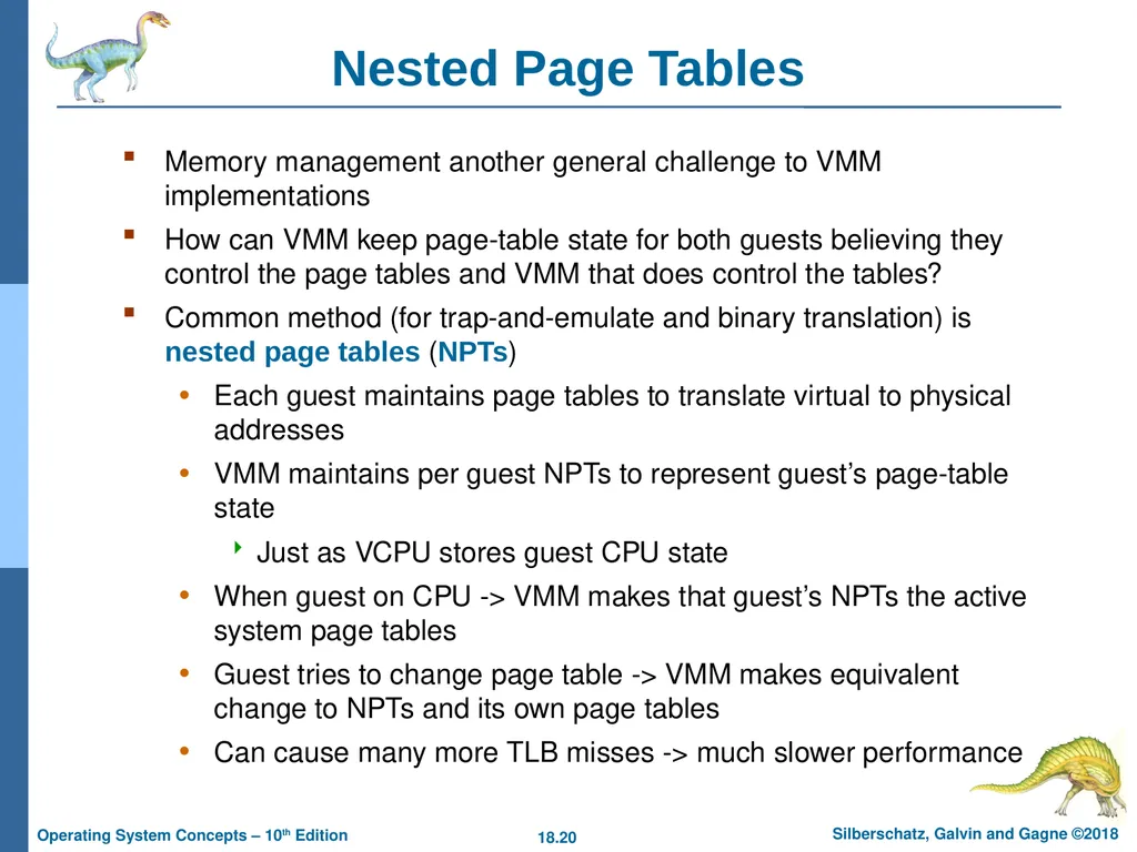 Chapter 18: Virtual Machines Chapter 18: Virtual - slide 20 of 51