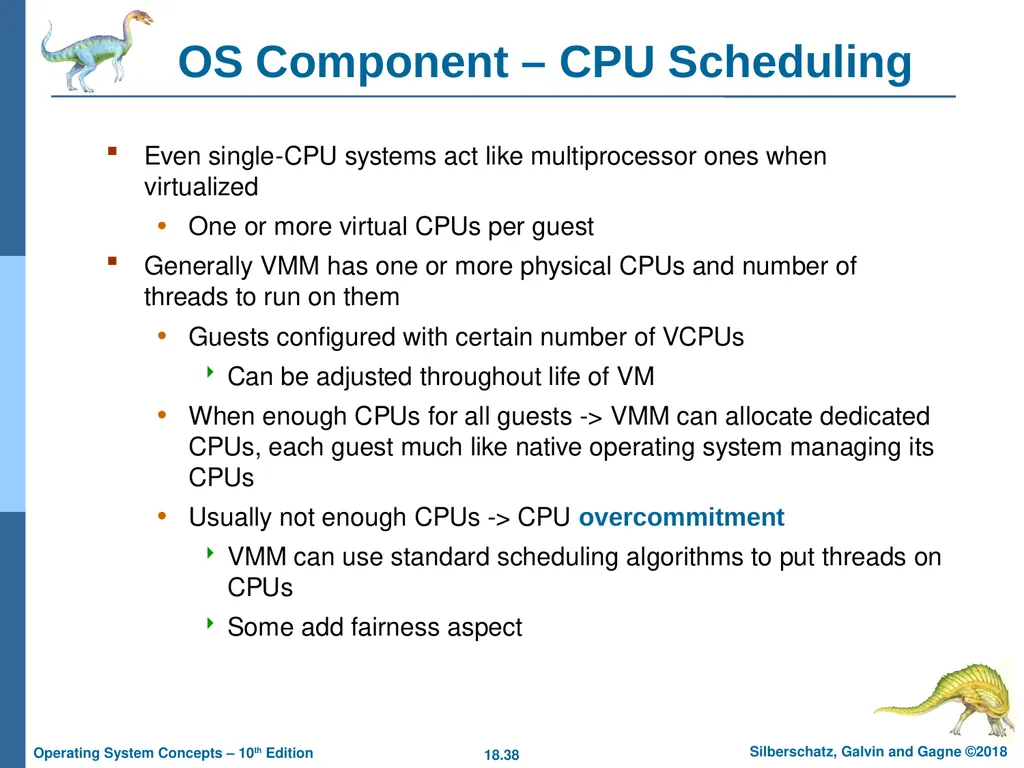 Chapter 18: Virtual Machines Chapter 18: Virtual - slide 38 of 51