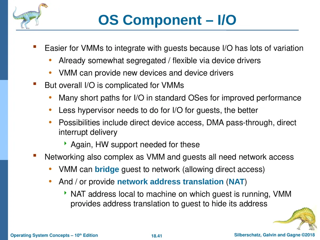 Chapter 18: Virtual Machines Chapter 18: Virtual - slide 41 of 51