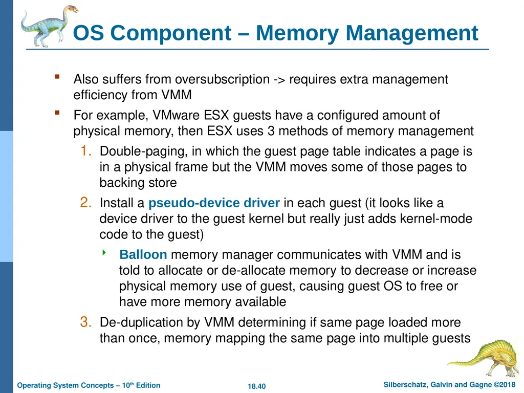 Chapter 18: Virtual Machines Chapter 18: Virtual - slide 40 of 51