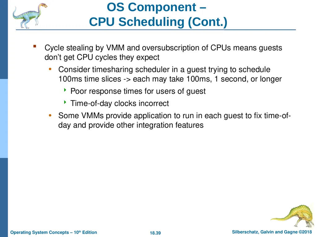 Chapter 18: Virtual Machines Chapter 18: Virtual - slide 39 of 51