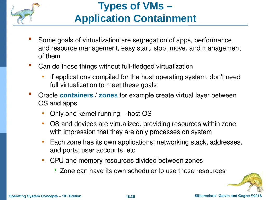 Chapter 18: Virtual Machines Chapter 18: Virtual - slide 35 of 51